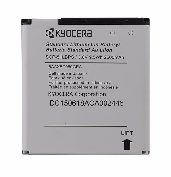 OEM Kyocera SCP-51LBPS 2500 mAh Replacement Battery for Kyocera Torque E6710 - Kyocera - Simple Cell Shop, Free shipping from Maryland!
