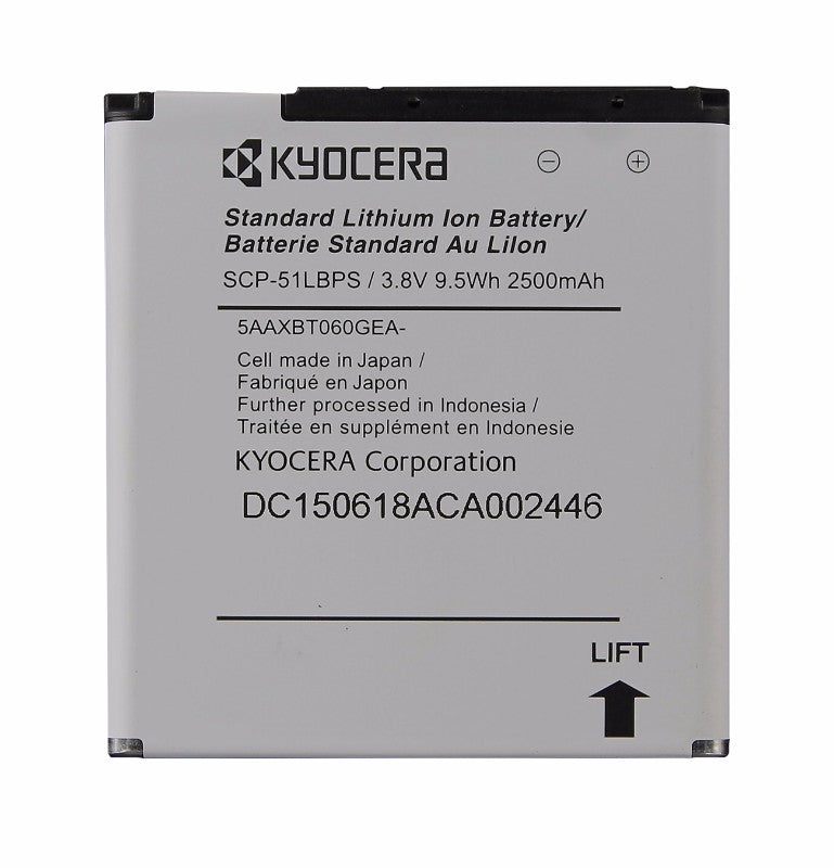 OEM Kyocera SCP-51LBPS 2500 mAh Replacement Battery for Kyocera Torque E6710 - Kyocera - Simple Cell Shop, Free shipping from Maryland!