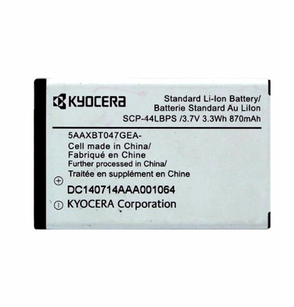 Kyocera Rechargeable 3.7V 870mAh Battery for Brio S3015 Luno S2100 Presto S1350 - Kyocera - Simple Cell Shop, Free shipping from Maryland!