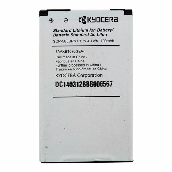 OEM Kyocera SCP-58LBPS 1100 mAh Replacement Battery for Kyocera Hydro Elite - Kyocera - Simple Cell Shop, Free shipping from Maryland!