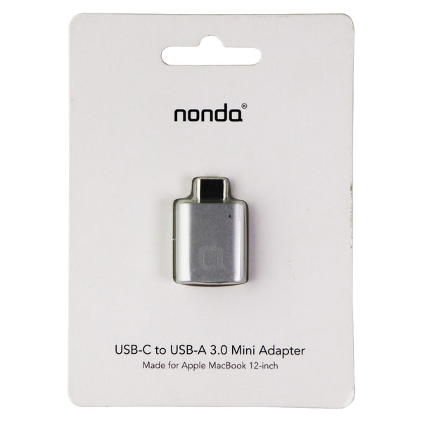 Nonda USB-C to USB-A 3.0 Mini Adapter - Silver - nonda - Simple Cell Shop, Free shipping from Maryland!