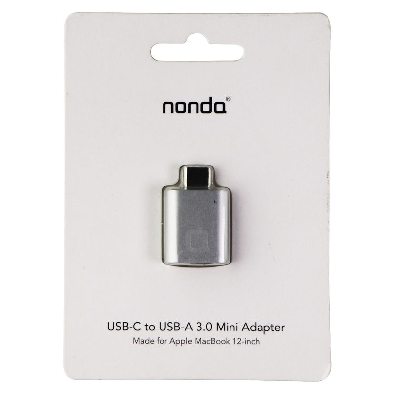 Nonda USB-C to USB-A 3.0 Mini Adapter - Silver - nonda - Simple Cell Shop, Free shipping from Maryland!