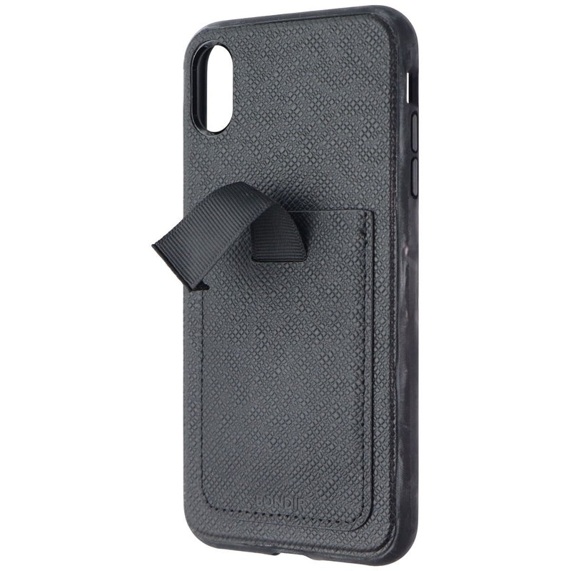 BONDIR Leather Series Hard Case with Card Pocket for iPhone Xs Max - Black - Bondir - Simple Cell Shop, Free shipping from Maryland!