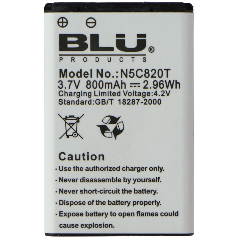 BLU (N5C820T) OEM Replacement Battery (3.7V/2.96Wh/800mAh) - White - BLU - Simple Cell Shop, Free shipping from Maryland!