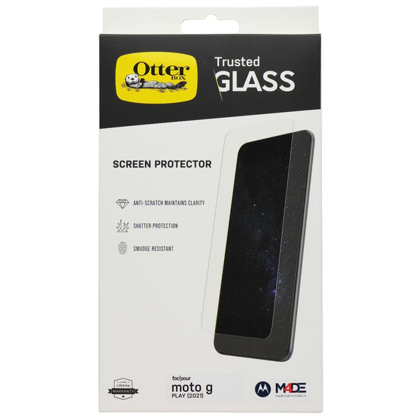 OtterBox Trusted Glass Screen Protector for Motorola Moto G Play (2021) - Clear - OtterBox - Simple Cell Shop, Free shipping from Maryland!