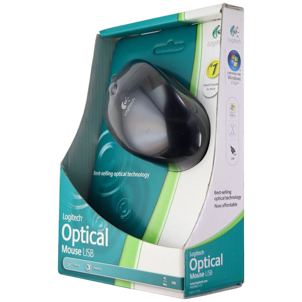Logitech Optical USB Wired Mouse (931369-0403) for Windows and Apple - Black - Logitech - Simple Cell Shop, Free shipping from Maryland!