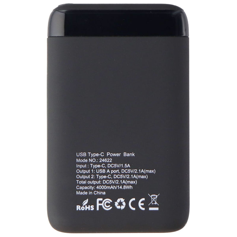 mWorks! mPOWER! 4,000mAh Portable USB and USB-C Power Bank - Black - mWorks! - Simple Cell Shop, Free shipping from Maryland!