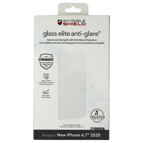 ZAGG InvisibleShield Glass Elite Anti-Glare Plus for iPhone 12 Pro Max - Clear - Zagg - Simple Cell Shop, Free shipping from Maryland!