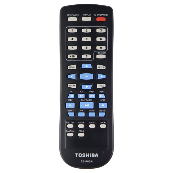 Toshiba Remote Control (SE-R0301) for Select Toshiba DVD Players - Black - Toshiba - Simple Cell Shop, Free shipping from Maryland!