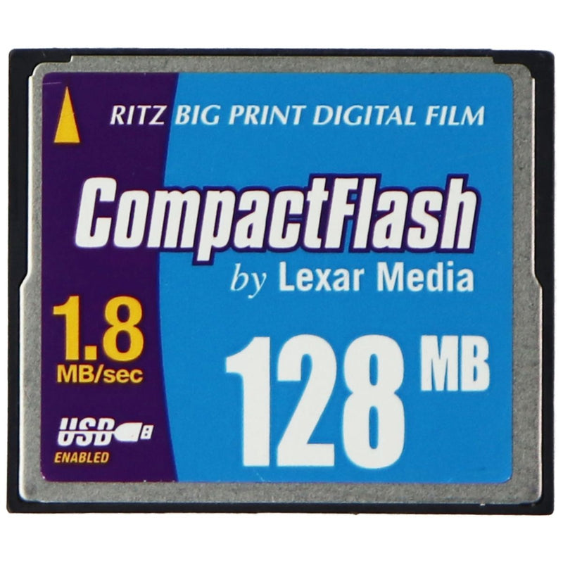 Lexar Media CompactFlash 128MB Memory Card (1.8MB/sec) - LEXAR MEDIA - Simple Cell Shop, Free shipping from Maryland!