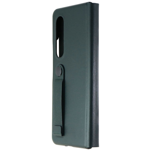 Samsung Leather Protective Cover for Galaxy Z Fold3 5G - Green (EF-FF926LGEGUS)