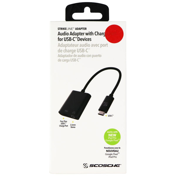 Scosche (CAAP - SP) AudioAdapter for USB - C Devices - Black - Scosche - Simple Cell Shop, Free shipping from Maryland!