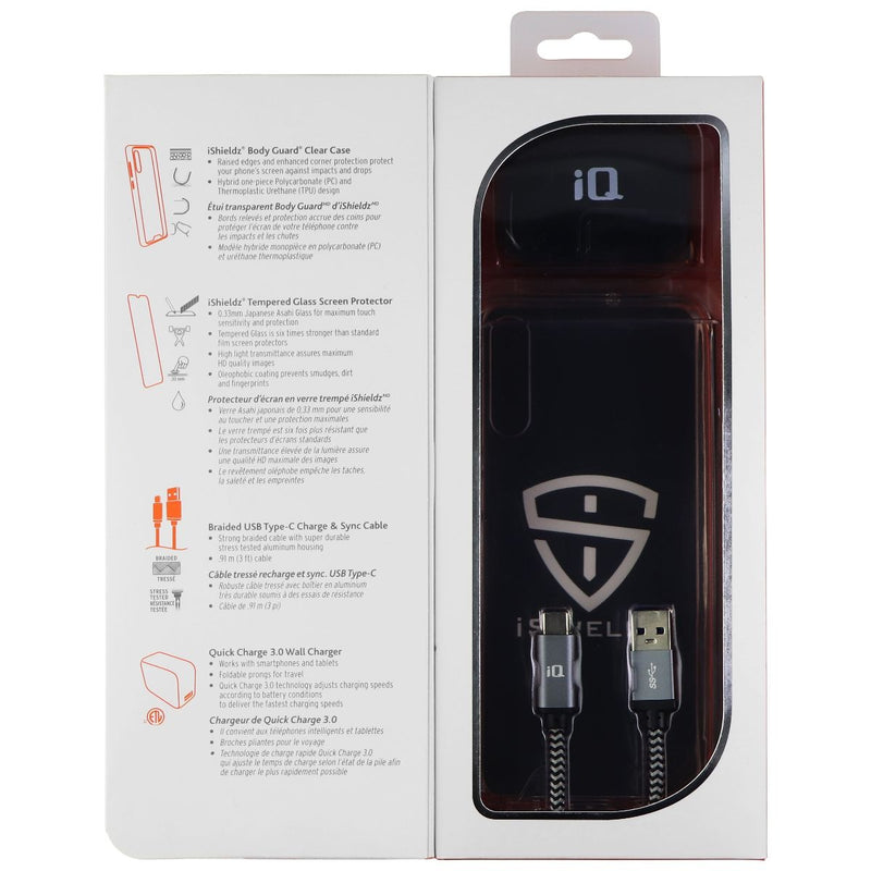 iQ Grab & Go Essentials Charger and Case Kit for Samsung Galaxy A50 - Clear - iQ - Simple Cell Shop, Free shipping from Maryland!