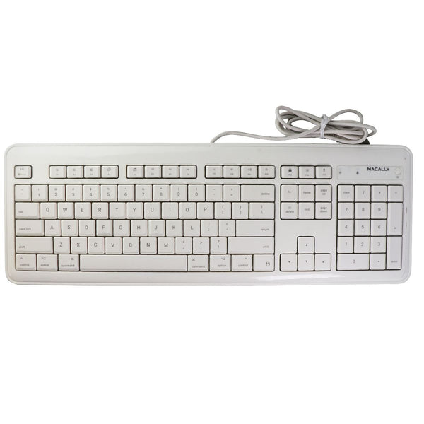 Macally XKEY USB Wired Full-Size Keyboard for Windows PC & More - White - Macally - Simple Cell Shop, Free shipping from Maryland!