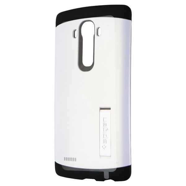 Spigen Slim Armor Series Dual Layer Case Only for LG G4 - Shimmer White / Black - Spigen - Simple Cell Shop, Free shipping from Maryland!