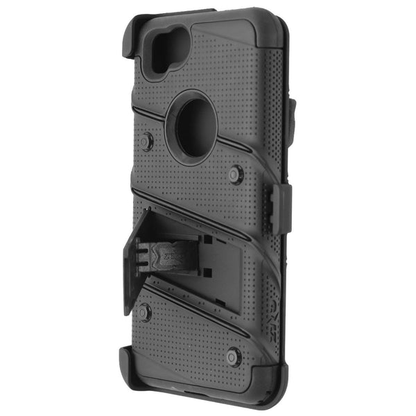 Zizo Bolt Series for Galaxy S21+ 5G Case with Screen Protector Kickstand Holster Lanyard - Blue & Black BOLT-SAMGS2167-BLBK