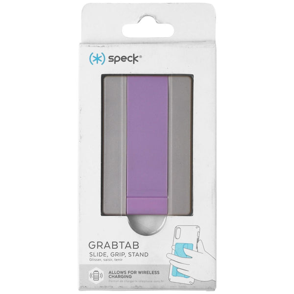 Speck GrabTab Cell Phone Holder and Stand - Dolphin Gray/Caprice Purple - Speck - Simple Cell Shop, Free shipping from Maryland!