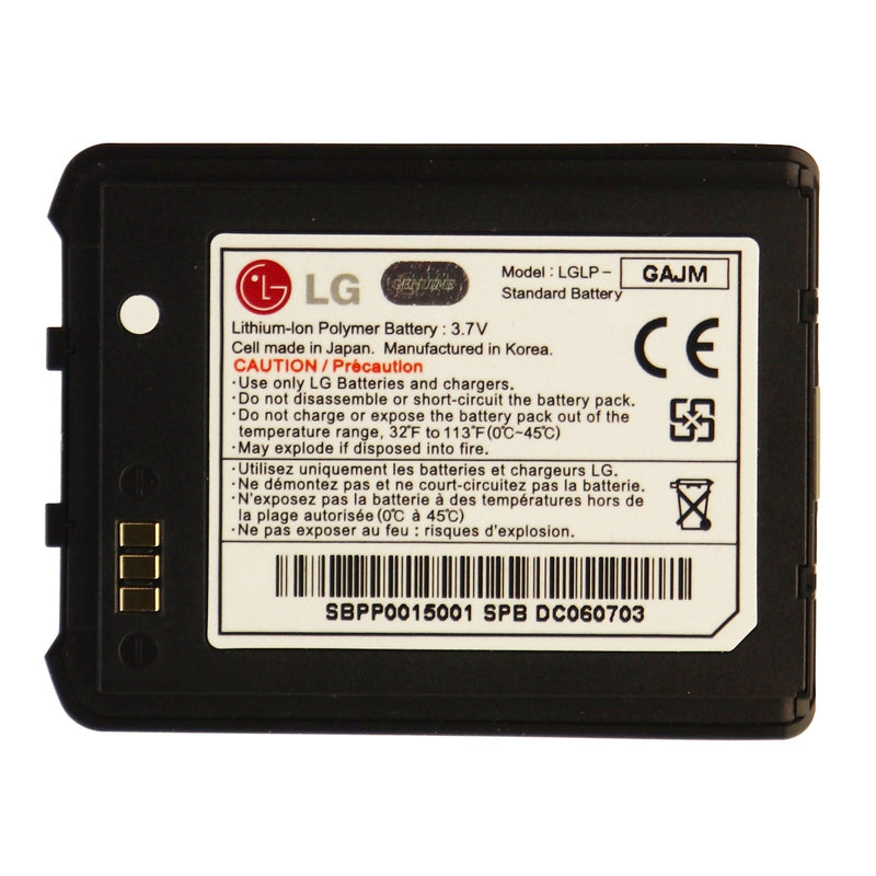 LG Standard Li-ion Battery (LGLP-GAJM) 3.7V for LG Devices - Black - LG - Simple Cell Shop, Free shipping from Maryland!