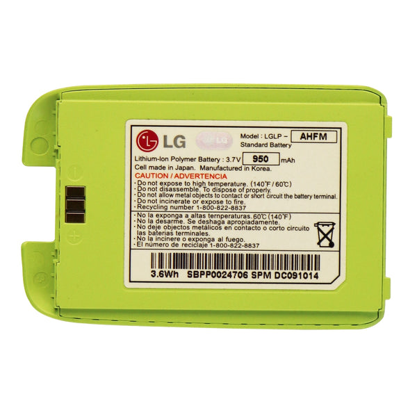 LG Battery LGLP-AHFM (950mAh) 3.7V for LG Rumor Scoop AX260 UX260 - Green - LG - Simple Cell Shop, Free shipping from Maryland!