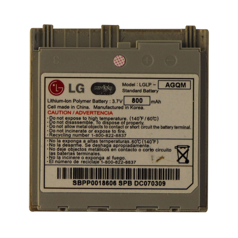 LG Standard 800mAh Li-ion OEM Battery (LGLP-ACQM) 3.7V for Env 3 VX9200 - Gold - LG - Simple Cell Shop, Free shipping from Maryland!