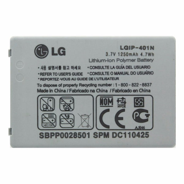 OEM LG LGIP-401N 1250 mAh Replacement Battery for  LN510 Rumor Touch - LG - Simple Cell Shop, Free shipping from Maryland!