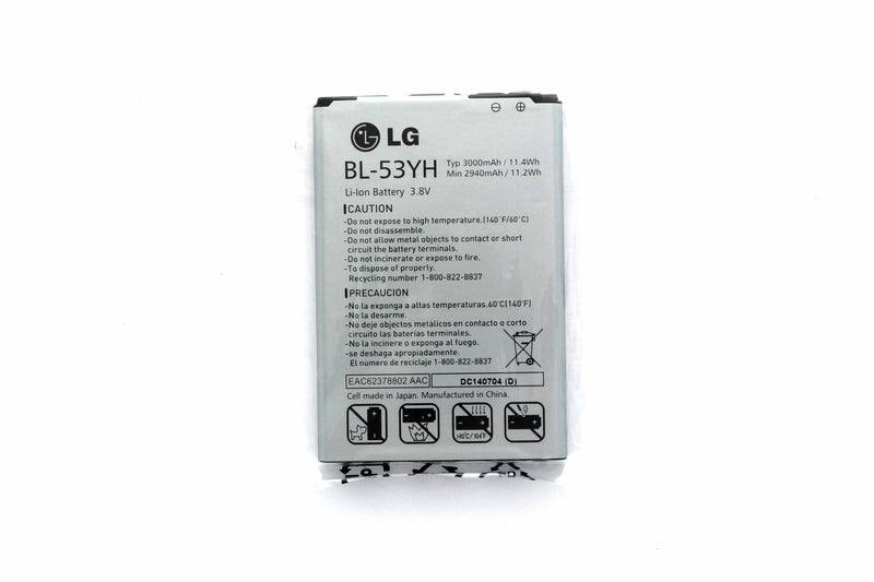 OEM LG BL-53YH Battery for G3 VS985 F400 D850 D855 3000mAh - LG - Simple Cell Shop, Free shipping from Maryland!