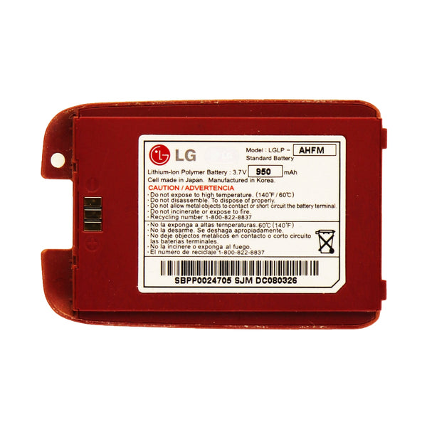LG Battery LGLP-AHFM (950mAh) 3.7V for LG Rumor Scoop AX260 UX260 - Orange - LG - Simple Cell Shop, Free shipping from Maryland!