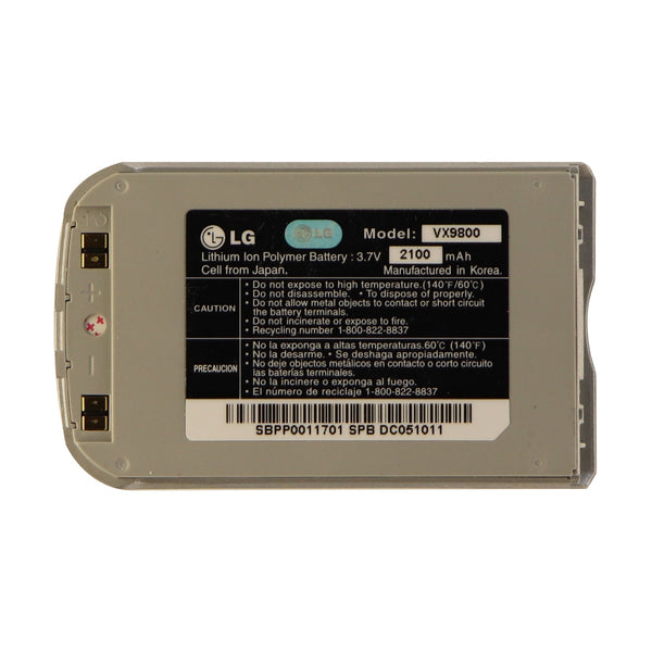 LG 2100 mAh Replacement Li-Ion Battery (VX980021) for Select LG Phones - Silver - LG - Simple Cell Shop, Free shipping from Maryland!