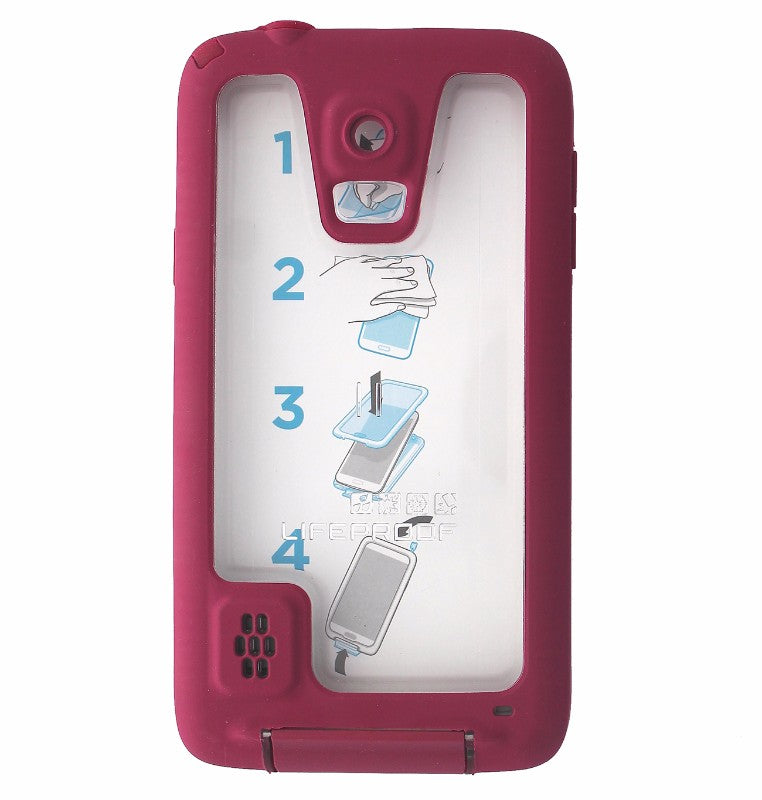 LifeProof Fre Phone Case for Samsung Galaxy S5 - Magenta/Clear/Dark Magenta - LifeProof - Simple Cell Shop, Free shipping from Maryland!