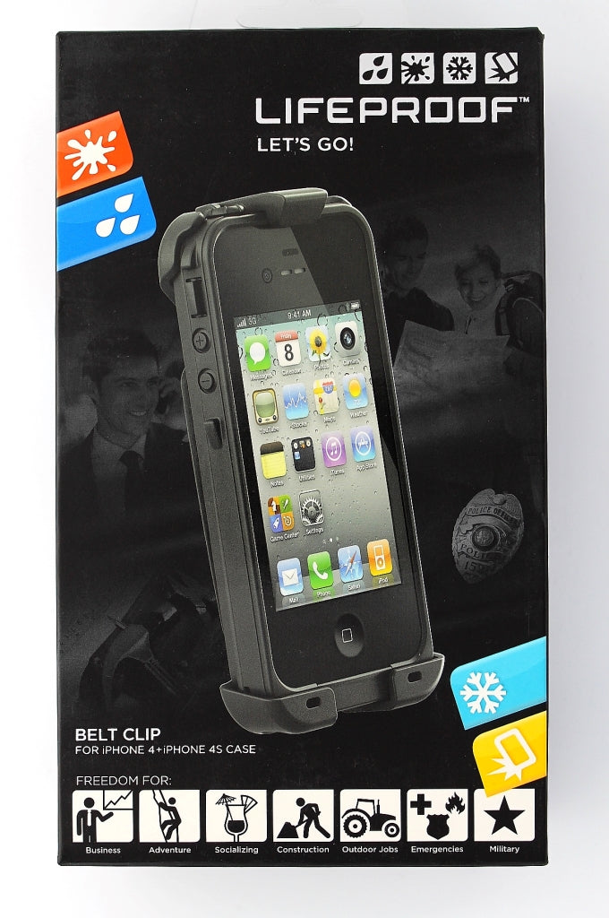 LifeProof Belt Clip Case for Apple iPhone 4 4S - Black - LifeProof - Simple Cell Shop, Free shipping from Maryland!