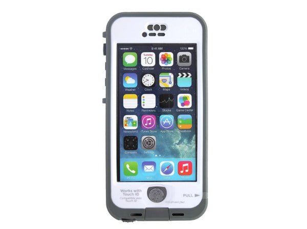 LifeProof NUUD Waterproof Case for iPhone 5s/5/5 SE (1st Gen) - White/Gray - LifeProof - Simple Cell Shop, Free shipping from Maryland!