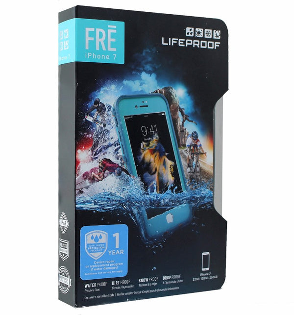 LifeProof FRE Waterproof  Case Cover Scratch Protector iPhone 7 Sunset Bay Teal - LifeProof - Simple Cell Shop, Free shipping from Maryland!