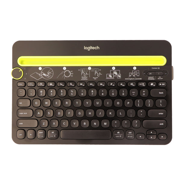 Logitech K480 Wireless Bluetooth Keyboard - Black & Yellow - Logitech - Simple Cell Shop, Free shipping from Maryland!