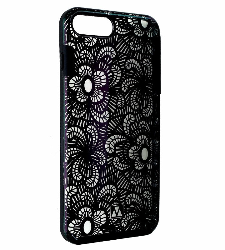 M-Edge Glimpse Series Protective Case Cover for iPhone 8 7 Plus - Black Lace - M-Edge - Simple Cell Shop, Free shipping from Maryland!