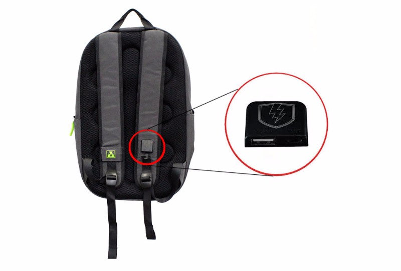 M-Edge Tech Backpack for up to 15-inch Laptops and Devices - Black / Blue - M-Edge - Simple Cell Shop, Free shipping from Maryland!