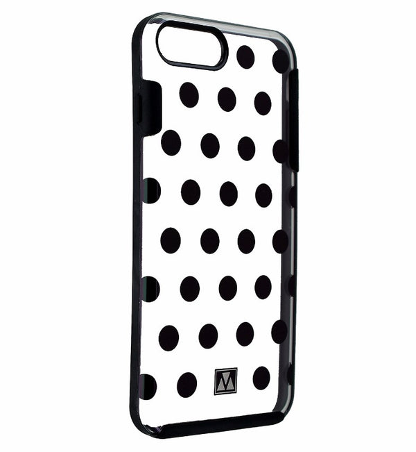 M-Edge Glimpse Series Protective Case for iPhone 8 Plus 7 Plus - Black Dots - M-Edge - Simple Cell Shop, Free shipping from Maryland!