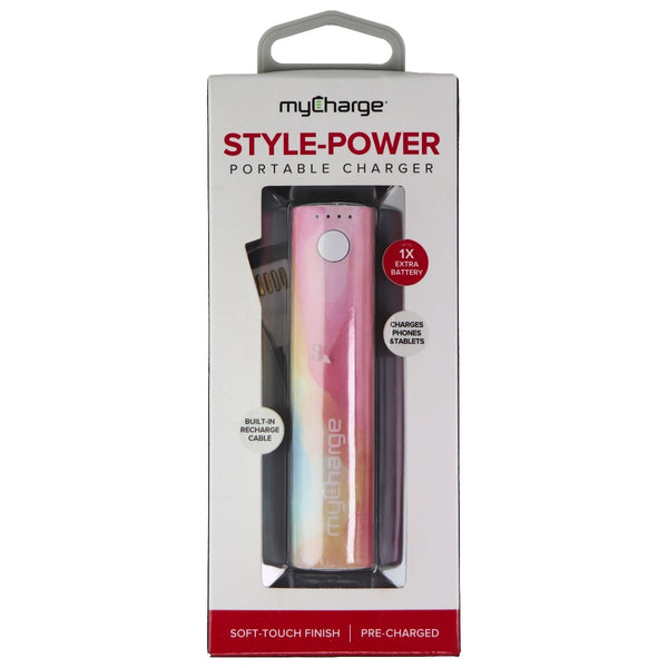 myCharge Style Power Watercolor Single USB 2,200 Portable Charger - Multi-Color - myCharge - Simple Cell Shop, Free shipping from Maryland!