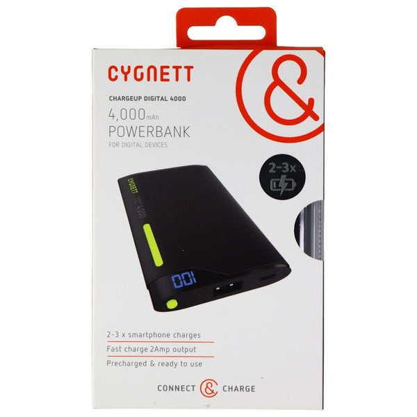 Cygnett External 4,000mAh Battery Pack Portable Charger - Black/Lime Yellow - Cygnett - Simple Cell Shop, Free shipping from Maryland!