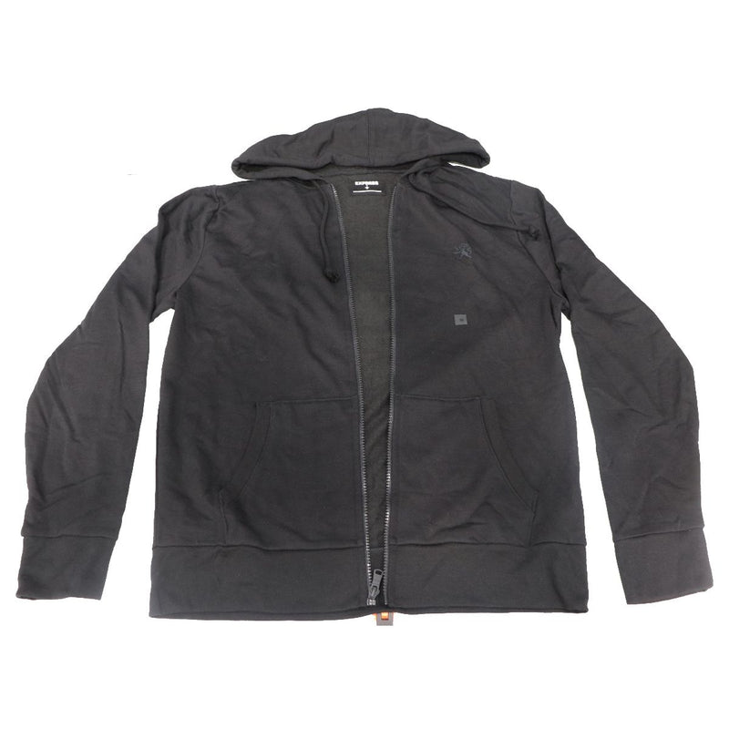 Express New York Soft Mens Zip-Up Sweatshirt - Black / Lion Logo (Medium M) - Express - Simple Cell Shop, Free shipping from Maryland!