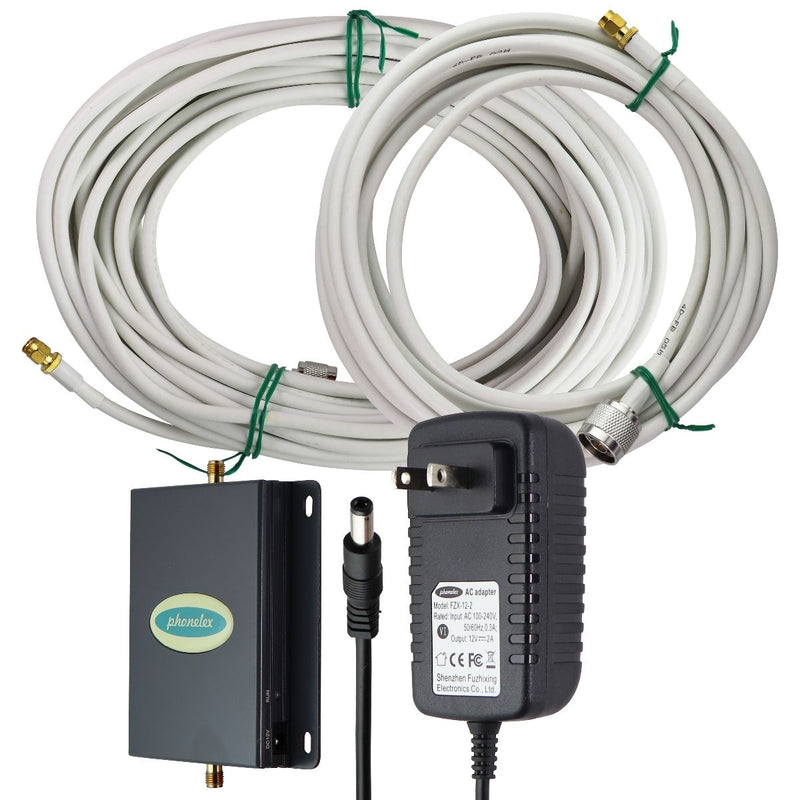 Phonelex Cell Phone Signal Booster Kit with Ceiling & Yagi Antenna - White - Phonelex - Simple Cell Shop, Free shipping from Maryland!