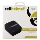 CellHelmet USB Wall Charger (2.1A/10.5W) - Black - CellHelmet - Simple Cell Shop, Free shipping from Maryland!