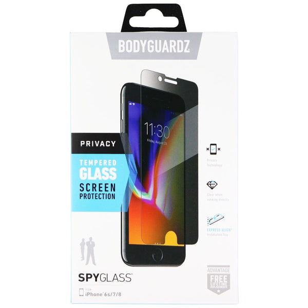 BodyGuardz Privacy Tempered Glass Screen Protector for iPhone 8/7/6s - Clear - BODYGUARDZ - Simple Cell Shop, Free shipping from Maryland!