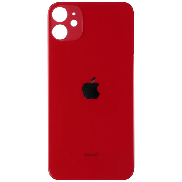 Repair Part - Back Glass Panel for Apple iPhone 11 - (PRODUCT) RED with Logo - Unbranded - Simple Cell Shop, Free shipping from Maryland!