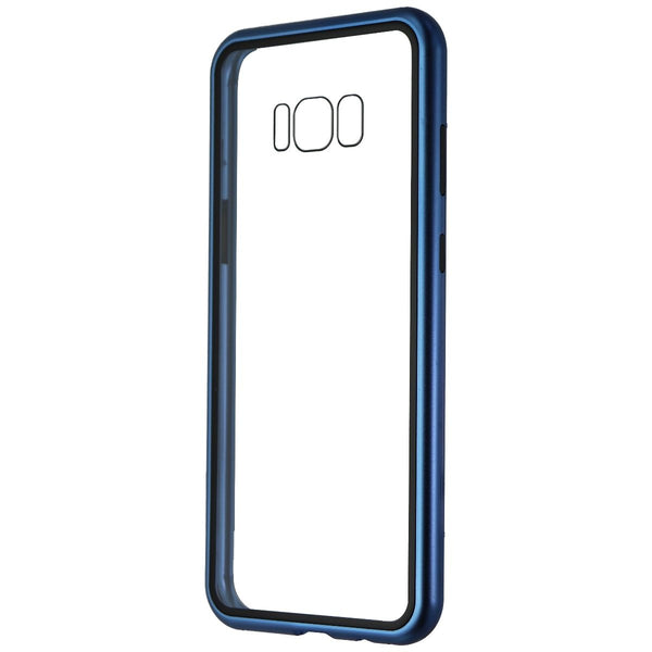 Zore Hybrid Glass Series Case for Samsung Galaxy S8 Plus - Clear/Blue - Zore - Simple Cell Shop, Free shipping from Maryland!