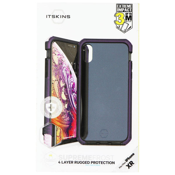 ITSKINS Supreme Frost Case for Apple iPhone XR - Baby Pink and Black - ITSKINS - Simple Cell Shop, Free shipping from Maryland!