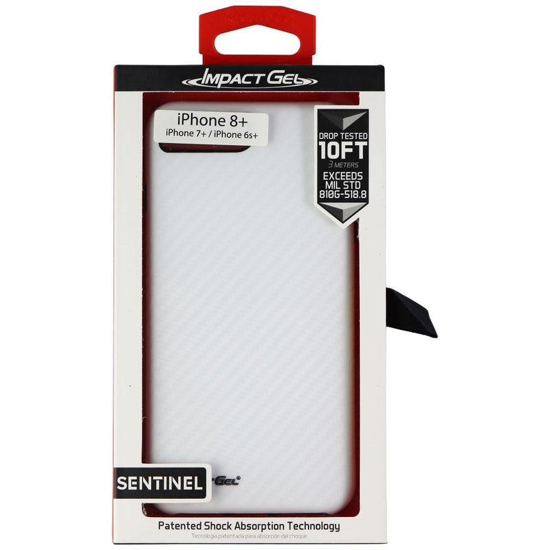 Impact Gel Sentinel Series Case for Apple iPhone 8 Plus/7 Plus/6s Plus - White - Impact Gel - Simple Cell Shop, Free shipping from Maryland!
