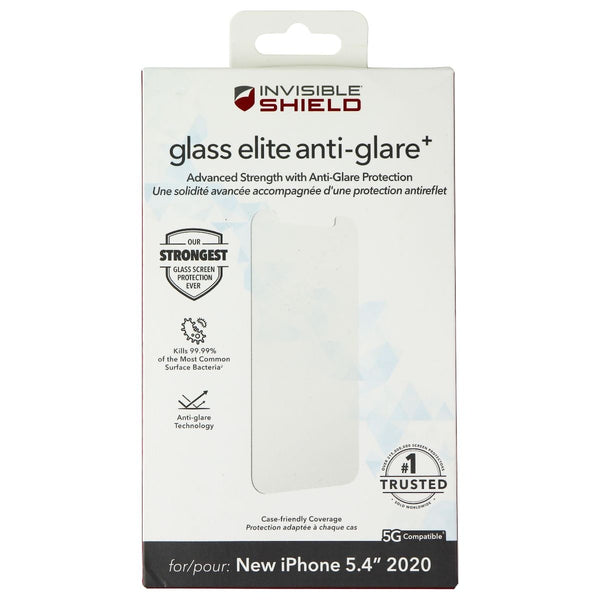 ZAGG InvisibleShield Glass Elite Anti-Glare Plus for iPhone 12 Mini - Clear - Zagg - Simple Cell Shop, Free shipping from Maryland!