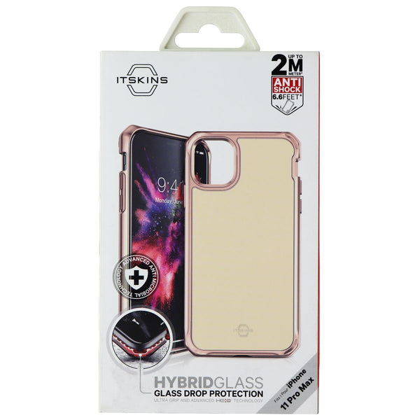 ITSKINS Hybrid Glass Case for Apple iPhone 11 Pro Max - Rose Pink - ITSKINS - Simple Cell Shop, Free shipping from Maryland!