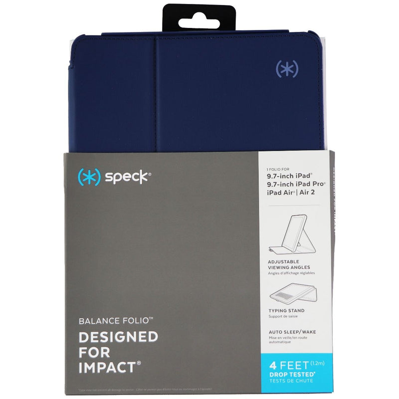 Speck Case for Apple iPad 9.7in (2017/2018) & 9.7in iPad Pro - Marine Blue - Speck - Simple Cell Shop, Free shipping from Maryland!