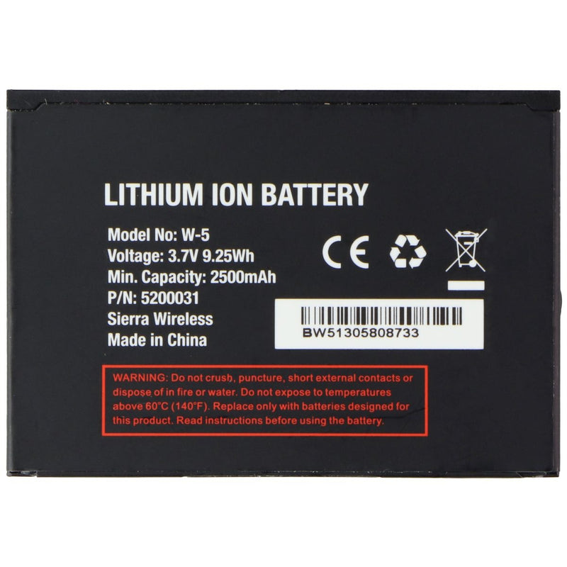 Sierra Wireless W-5 Series Lithium-Ion Battery (3.7V/9.25Wh/2500mAh) - Black - Sierra Wireless - Simple Cell Shop, Free shipping from Maryland!